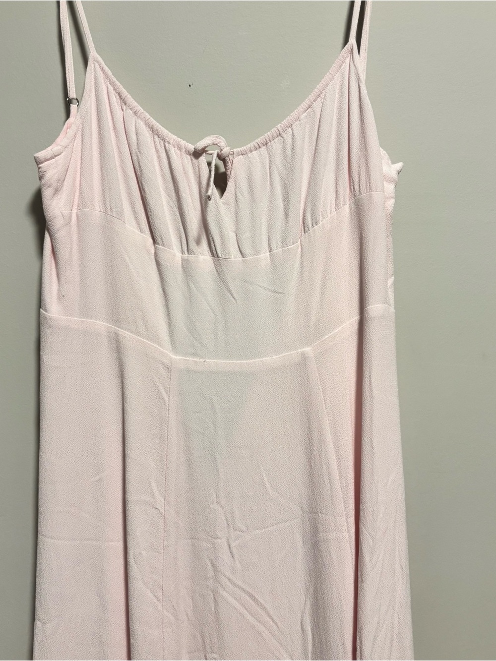 Aritzia Light Pink Midi Slip Dress